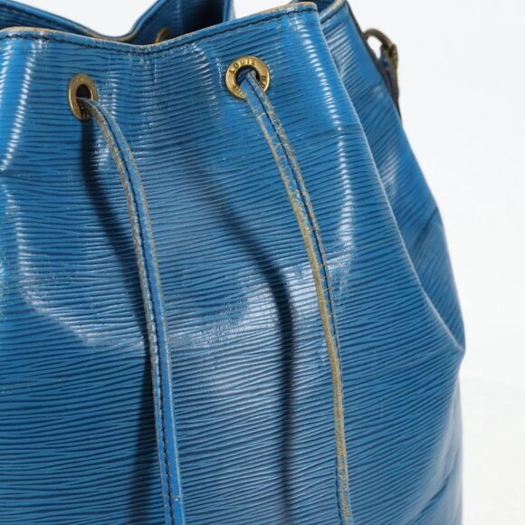 LOUIS VUITTON Epi Noe Shoulder Bag Toledo Blue M44005 LV Auth 129725 - Picture 12 of 16
